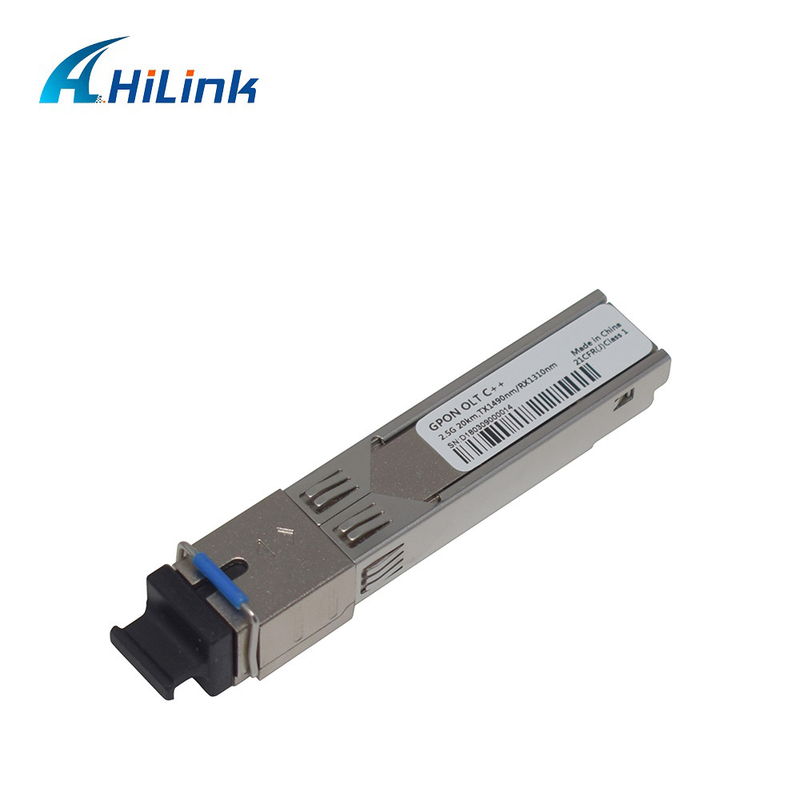 Hilink GPON SFP Transceiver Module C++ 7dB Tx1490nm 2.5G Rx1310nm 1.25G SC / UPC