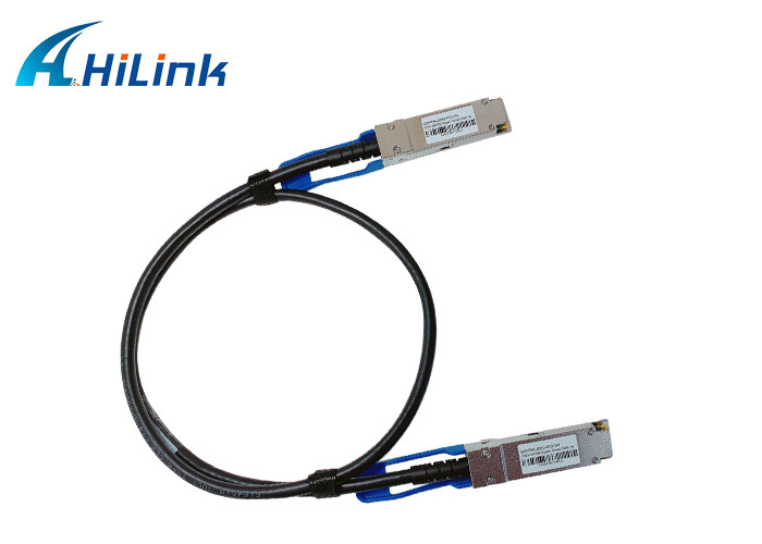 QSFP MSA 직접 연결 구리 케이블 26AWG 수동형 Twinax HILINK QSFP56-200G-PCU1M