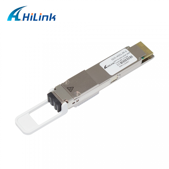 QSFP DD 400GBASE DWDM ZR 80KM 트랜시버 모듈 QDD-400G-ZR-S DWDM 조정 가능한 SMF LC DOM 0
