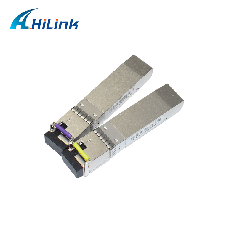 10Gb/s 100KM 비디 SFP+ 송수신기 1490/1550nm 단일 모듈 LC 연결기 DOM