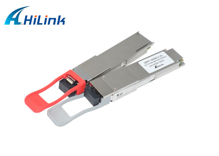 100GBASE - BX20 광적 송수신 모듈 QSFP28 LAN WDM 1280nm 1310nm 20km LC 심플렉스 송수신