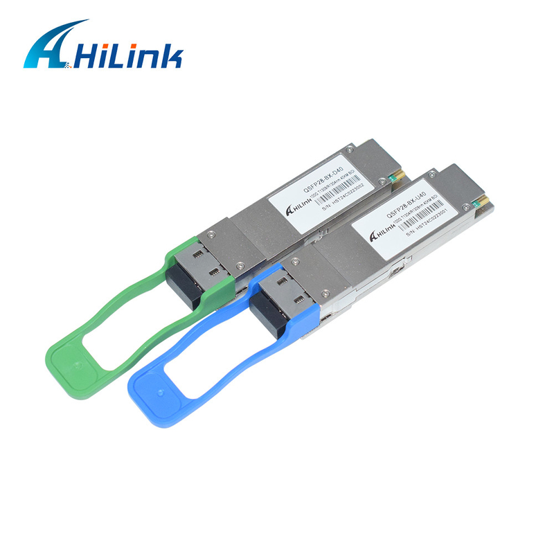 100G QSFP28 트랜시버 모듈 BIDI 40KM 1304/1309nm EML+APD QSFP28-BX-D40 트랜시버