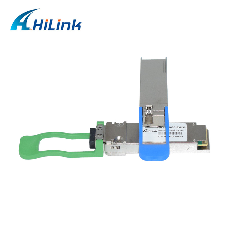 100G QSFP28 트랜시버 모듈 BIDI 40KM 1304/1309nm EML+APD QSFP28-BX-D40 트랜시버