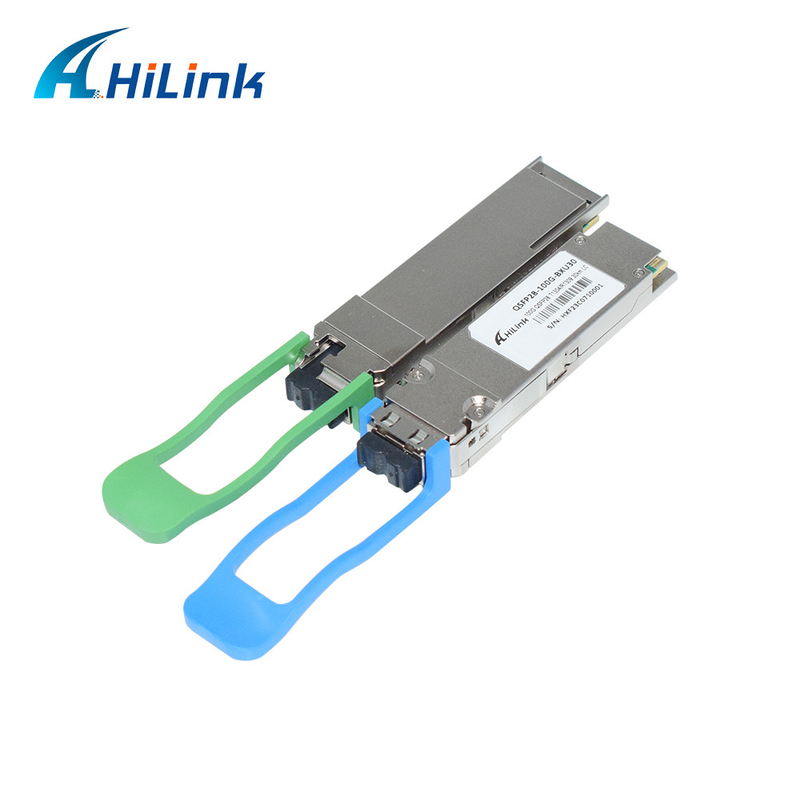 100GBASE-ER BIDI 40KM 심플렉스 LC 1304/1309nm EML+APD QSFP28-BX-D40 트랜시버
