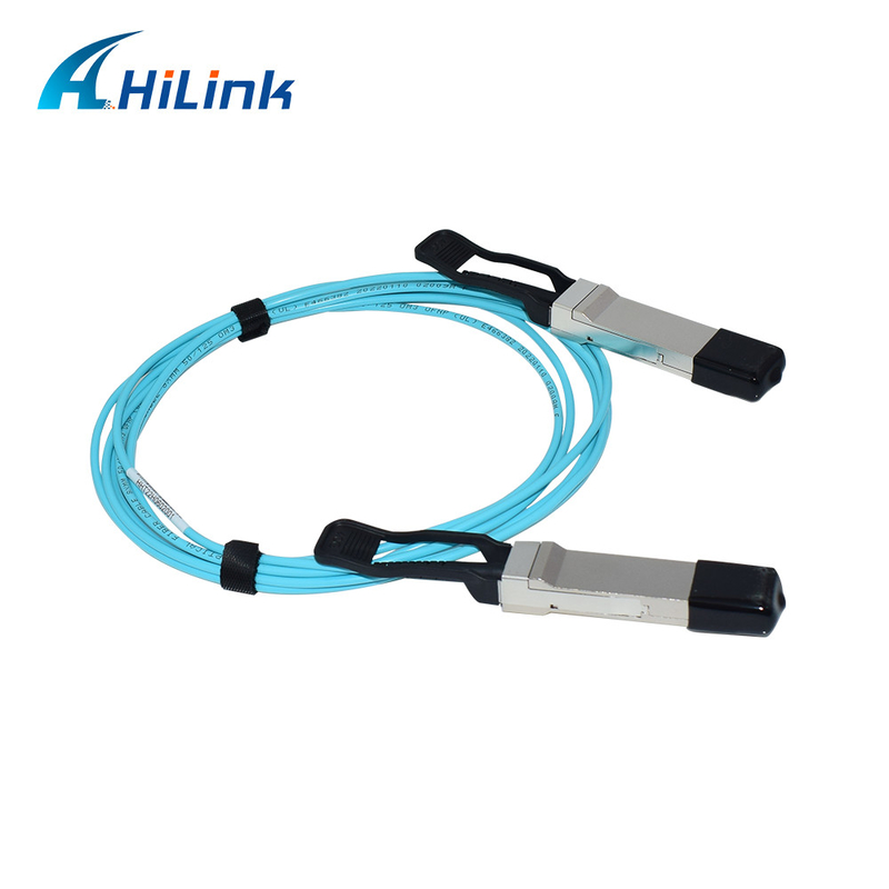 40GBASE 액티브 광 케이블 3M QSFP AOC OM3 OM4 QSFP+에서 QSFP+ AOC 3M