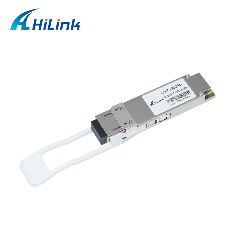 QSFP 40G ZR4 100KM 1550nm 40Gb/s QSFP+ 트랜시버 듀플렉스 LC 광 모듈 DOM