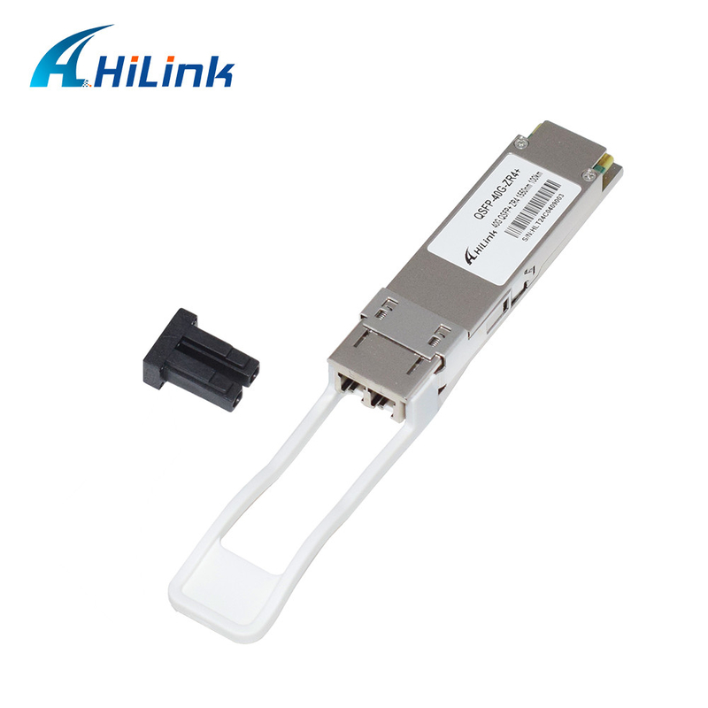 QSFP 40G ZR4 100KM 1550nm 40Gb/s QSFP+ 트랜시버 듀플렉스 LC 광 모듈 DOM