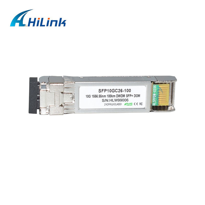 10G DWDM 100KM 광 수신기 모듈 장거리 전송 100GHZ C 대역 광 모듈