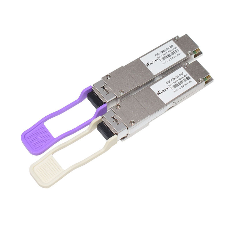 QSFP28 BIDI 100G ZR QSFP28 80km 1280/1300nm 100GBASE-BX80 QSFP28 모듈 80km