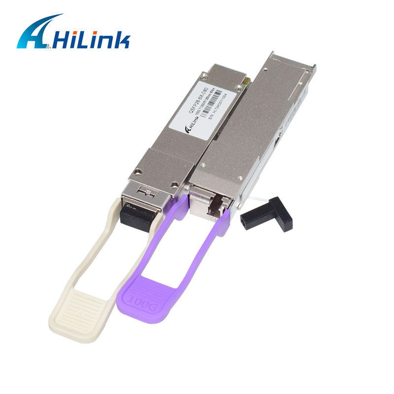 QSFP28 BIDI 100G ZR QSFP28 80km 1280/1300nm 100GBASE-BX80 QSFP28 모듈 80km