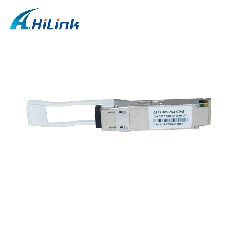 40G 80KM QSFP+ EML+APD LWDM 1295-1304NM LC 커넥터 상업 온도 수신기 모듈