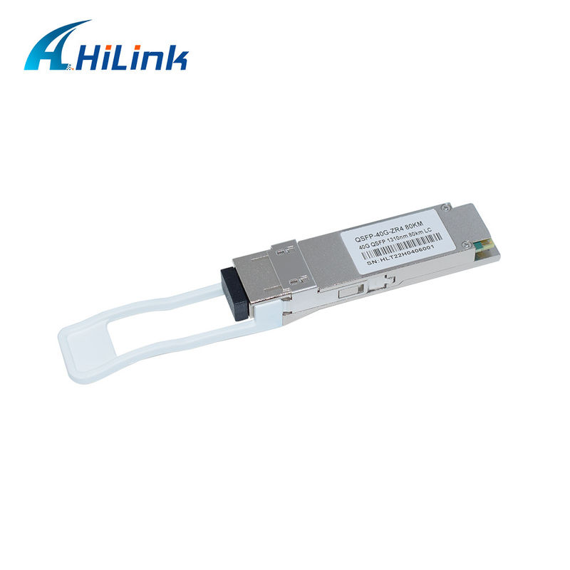 40G 80KM QSFP+ EML+APD LWDM 1295-1304NM LC 커넥터 상업 온도 수신기 모듈