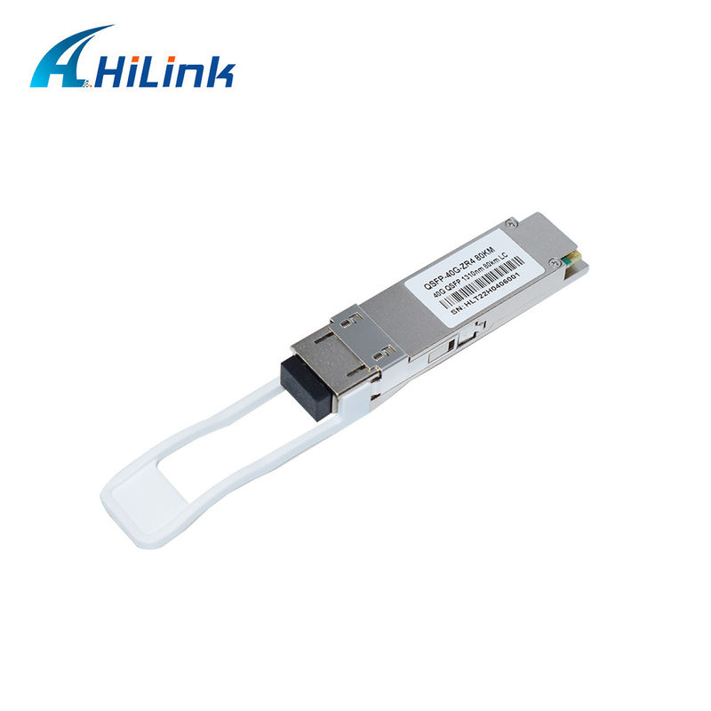 40G 80KM QSFP+ EML+APD LWDM 1295-1304NM LC 커넥터 상업 온도 수신기 모듈