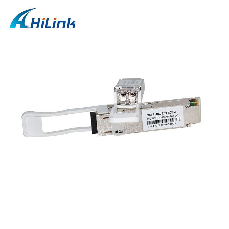40G 80KM QSFP+ EML+APD LWDM 1295-1304NM LC 커넥터 상업 온도 수신기 모듈