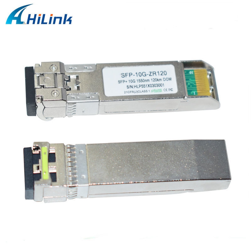 힐링크 10G 베이스 SFP+ ZR 120KM 1550NM 광섬유 장비 광 수신기 모듈 호환