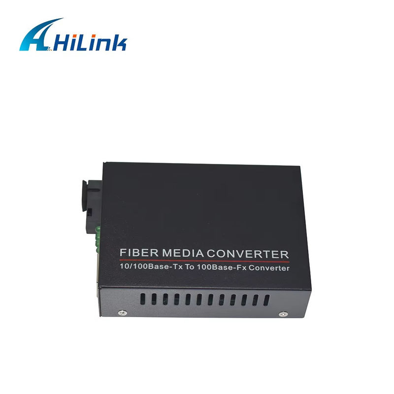 BIDI WDM 단일 광섬유 미디어 변환기 10/100M 1310/1550nm 20km SFP 광 장비