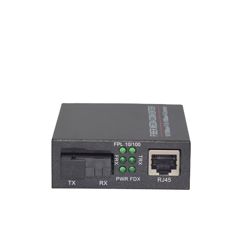 BIDI WDM 단일 광섬유 미디어 변환기 10/100M 1310/1550nm 20km SFP 광 장비