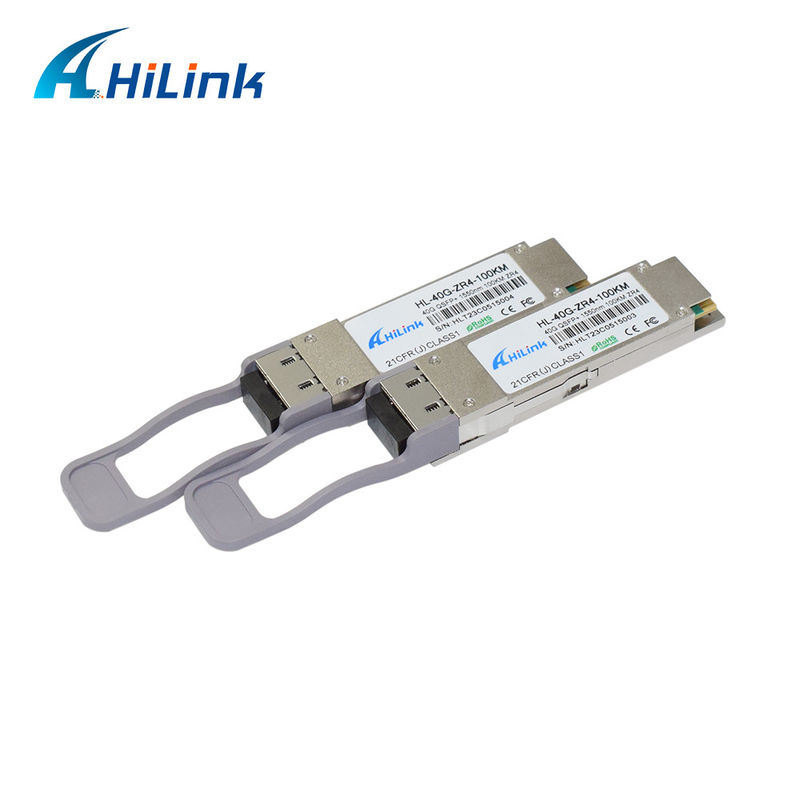 일반 QSFP-40G-ZR4 호환 40GBASE-ZR4 광 수신기 모듈 1550nm 100km EML+ APD 통신 및 네트워크 제품