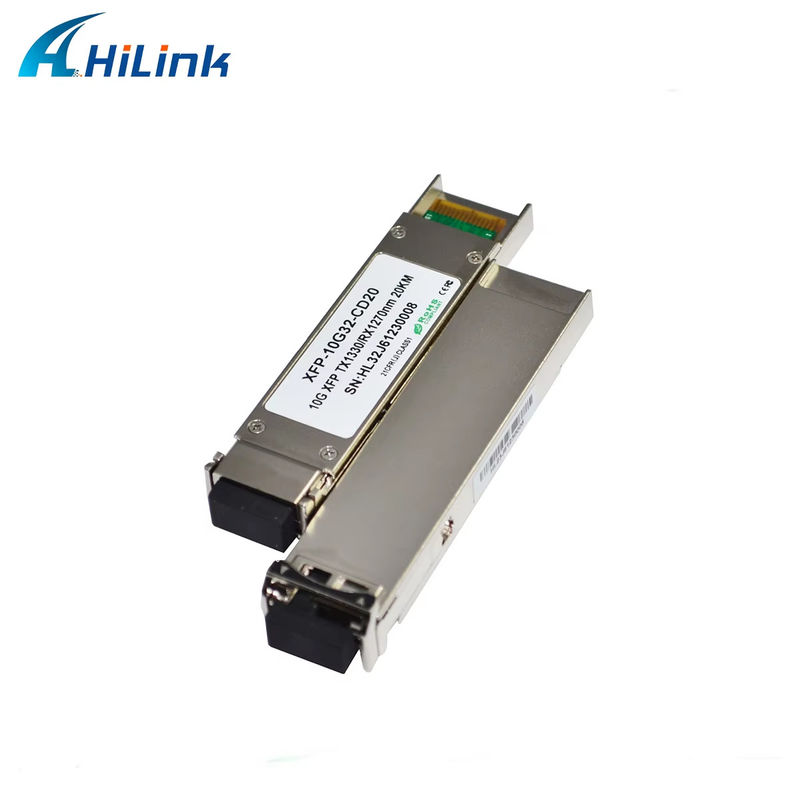 고품질의 10Gbps XFP 쌍방향 송신기 모듈 광섬유 장비용 1270/1330nm LC 커넥터와 함께 20km 범위