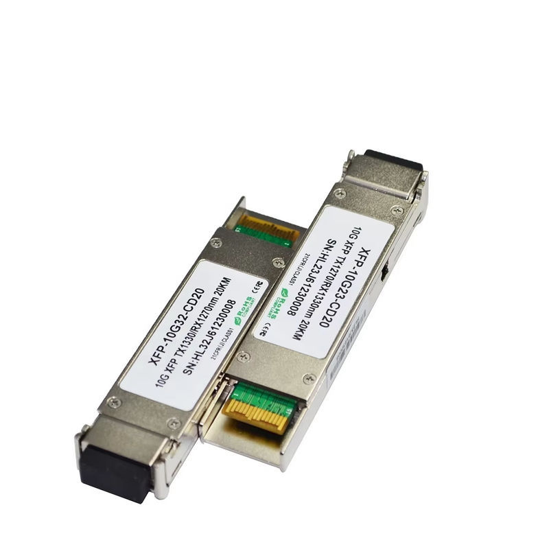 고품질의 10Gbps XFP 쌍방향 송신기 모듈 광섬유 장비용 1270/1330nm LC 커넥터와 함께 20km 범위