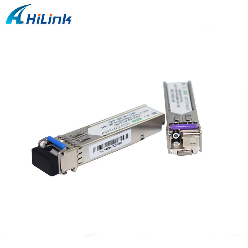 힐링크 1.25G SFP BIDI 40KM 1310/1490 ((1550nm) LC/SC 커넥터 광섬유 모듈