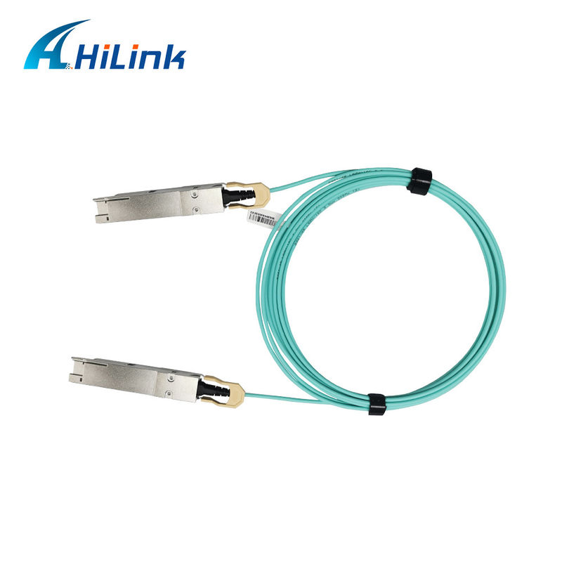 400G QSFP DD 액티브 광 케이블 8x26.5625GBd ((PAM4) 전기 인터페이스 DDM 3M MMF 케이블