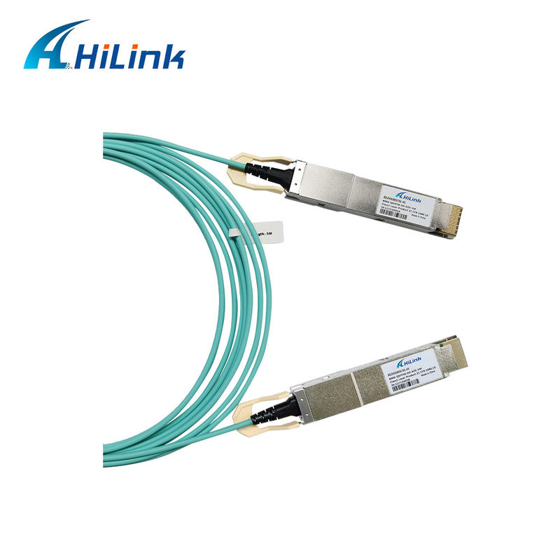 400G QSFP DD 액티브 광 케이블 8x26.5625GBd ((PAM4) 전기 인터페이스 DDM 3M MMF 케이블
