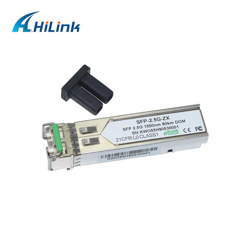 Professional Factory 2.5G SFP 80KM 1550nm LC Connector Fiber Optic Module