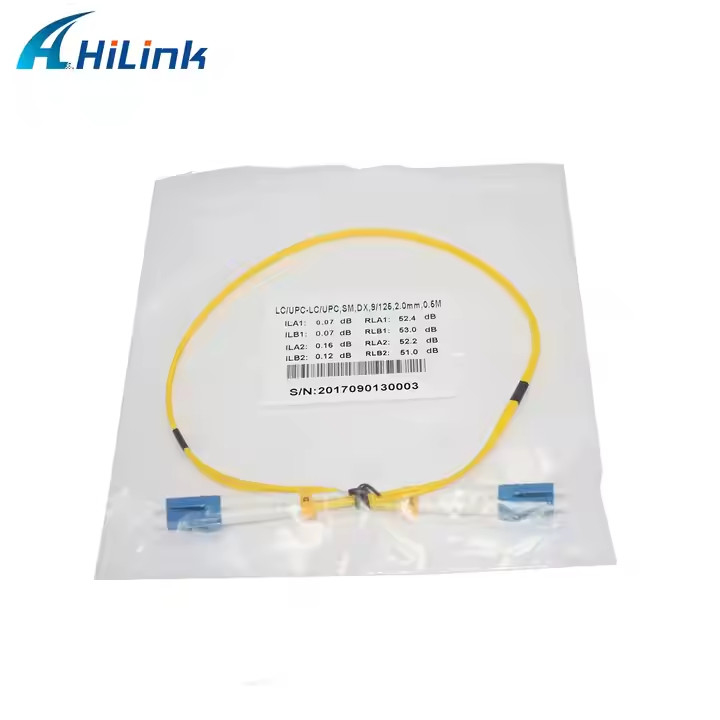 광섬유 패치 코드 LC/UPC to LC/UPC 커넥터 9/125um 2.0/3.0mm 2M 점퍼