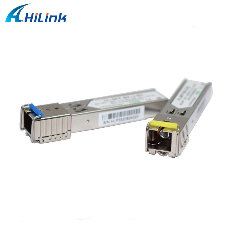 1.25G BIDI 1310/1550nm 0 ~ 70C 온도에서 장거리 데이터 전송을 위한 3km SFP 트랜시버