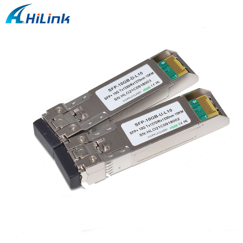 HL-SFP-BX-10KM 10G SFP+ 트랜시버 모듈 BIDI 20km 1270nm 1330nm LC 커넥터 RoHS