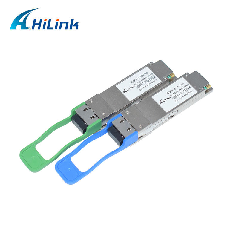 100G QSFP28 BIDI 광 트랜시버 40KM 100G-ER1-40 MSA EML 레이저 APD 수신기 1309.14nm/1304.58nm