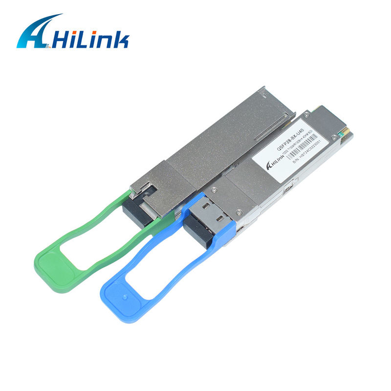 100G QSFP28 BIDI 광 트랜시버 40KM 100G-ER1-40 MSA EML 레이저 APD 수신기 1309.14nm/1304.58nm