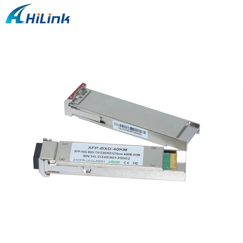 고품질 10G 이더넷 WDM BIDI ER 40KM 1270/1330 XFP 광학 모듈 광섬유 장비