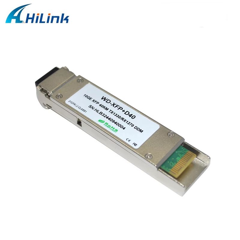 고품질 10G 이더넷 WDM BIDI ER 40KM 1270/1330 XFP 광학 모듈 광섬유 장비