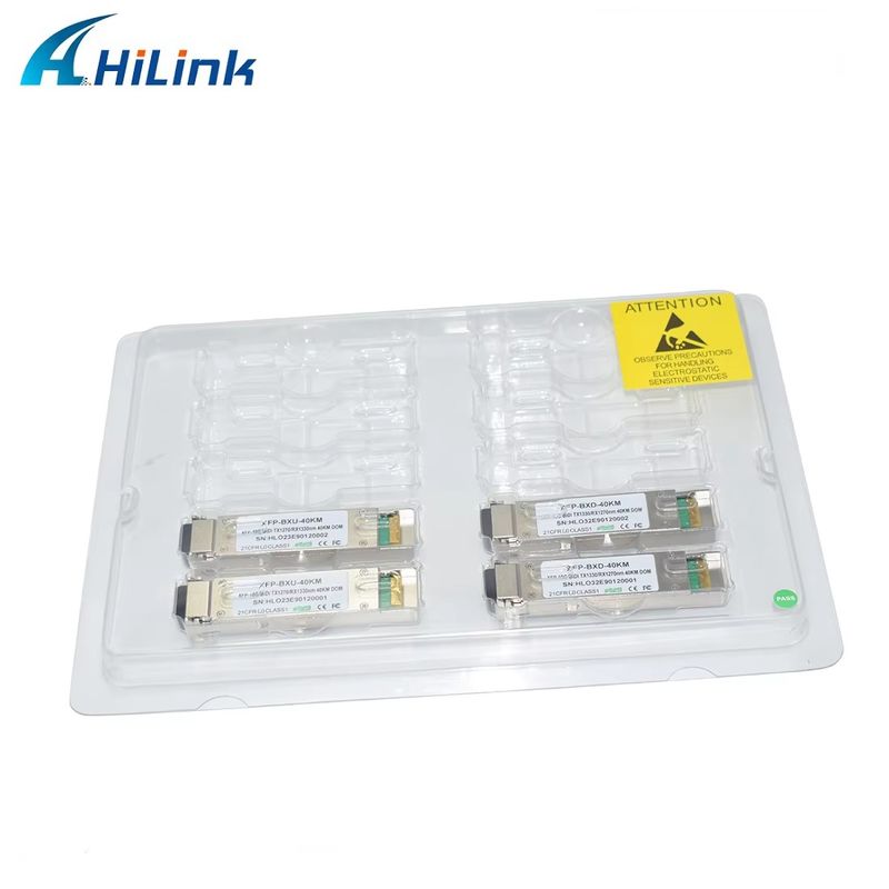 고품질 10G 이더넷 WDM BIDI ER 40KM 1270/1330 XFP 광학 모듈 광섬유 장비