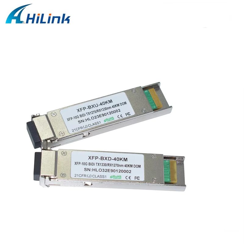 고품질 10G 이더넷 WDM BIDI ER 40KM 1270/1330 XFP 광학 모듈 광섬유 장비