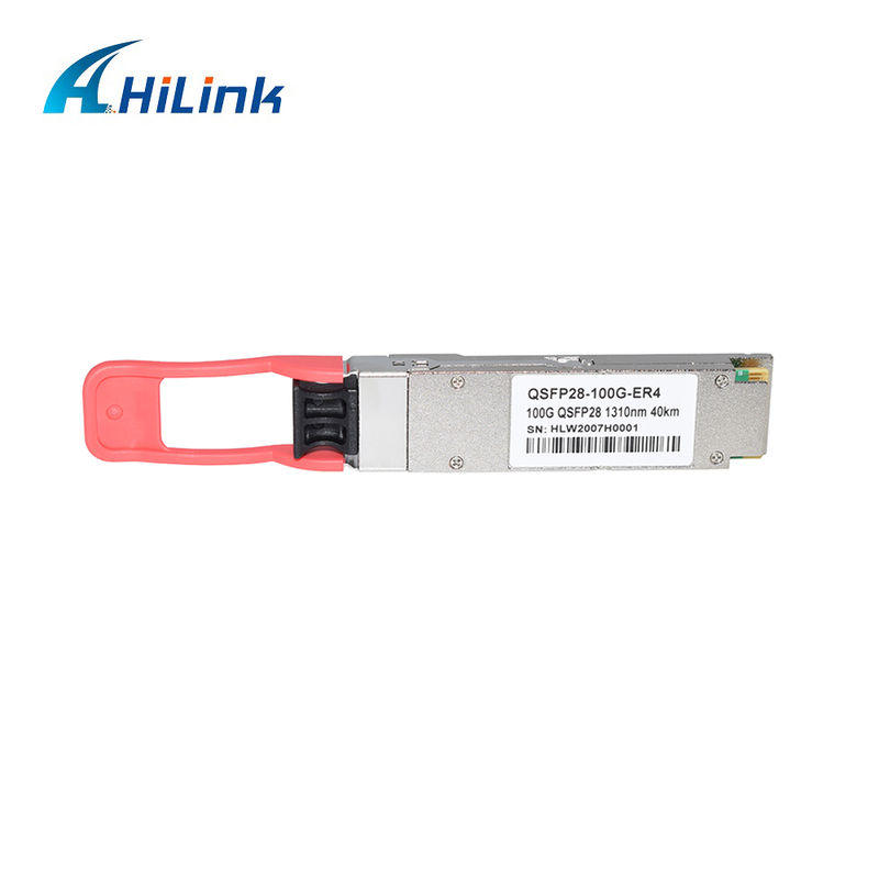 100Gb/s QSFP28 ER4 광전도체 모듈 40KM 핫 플러거블 듀플렉스 LC LAN WDM APD SMF RoHS-6 컴플라이언스