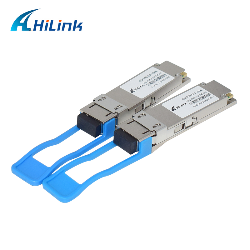 10KM 핫 플러그 가능 100Gb/s QSFP28 CWDM4 광 트랜시버 모듈 (LAN WAN 이더넷 스위치 라우터 애플리케이션용)