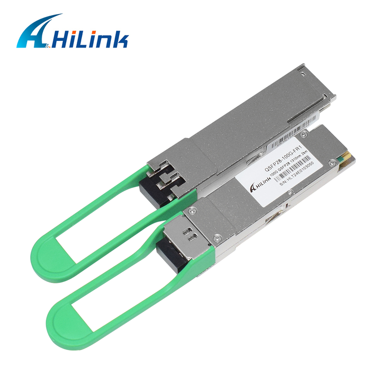 HL-QSFP28-100G-80 100Gb/s QSFP28 BiDi 80km 트랜시버 핫 플러그 가능 심플렉스 LC 커넥터 EML+PIN with SOA 싱글 모드 DDM