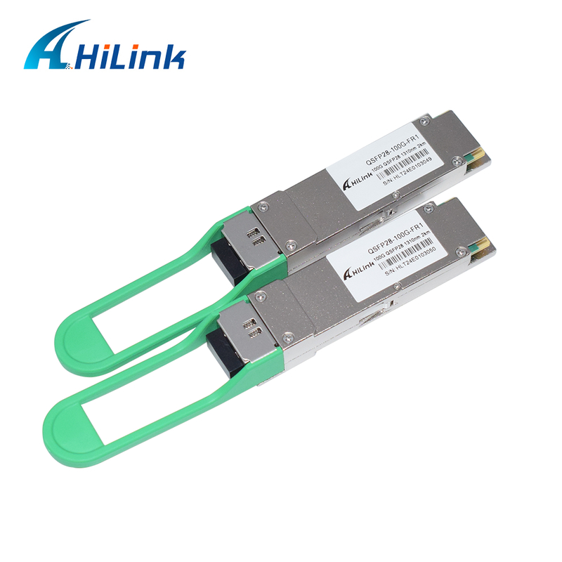 HL-QSFP28-100G-80 100Gb/s QSFP28 BiDi 80km 트랜시버 핫 플러그 가능 심플렉스 LC 커넥터 EML+PIN with SOA 싱글 모드 DDM