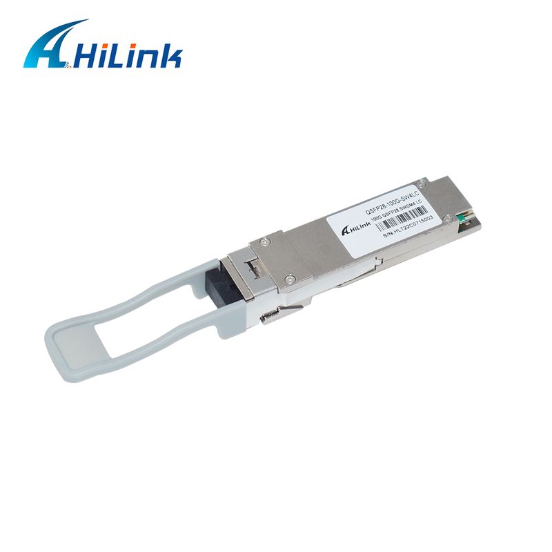100G QSFP28 SWDM4 광 수신기 150m 거리 OM5 MMF 및 이더넷 링크를 위한 디지털 진단
