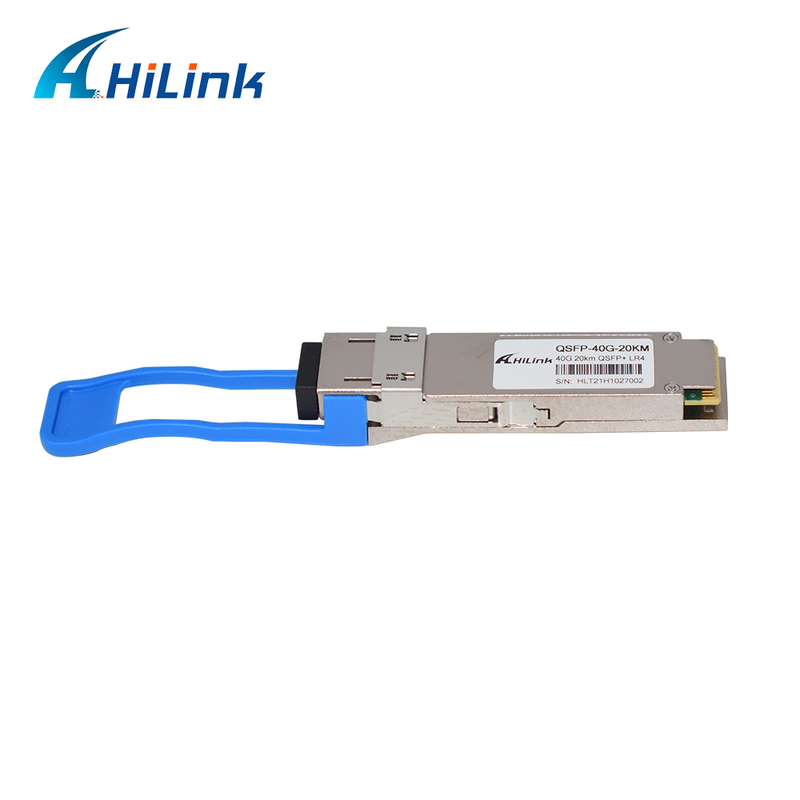 40Gb/s 20km QSFP+ 광 수신기 핫 플러거블 듀플렉스 LC 커넥터와 DDM로 0°C ~ 70°C 동작
