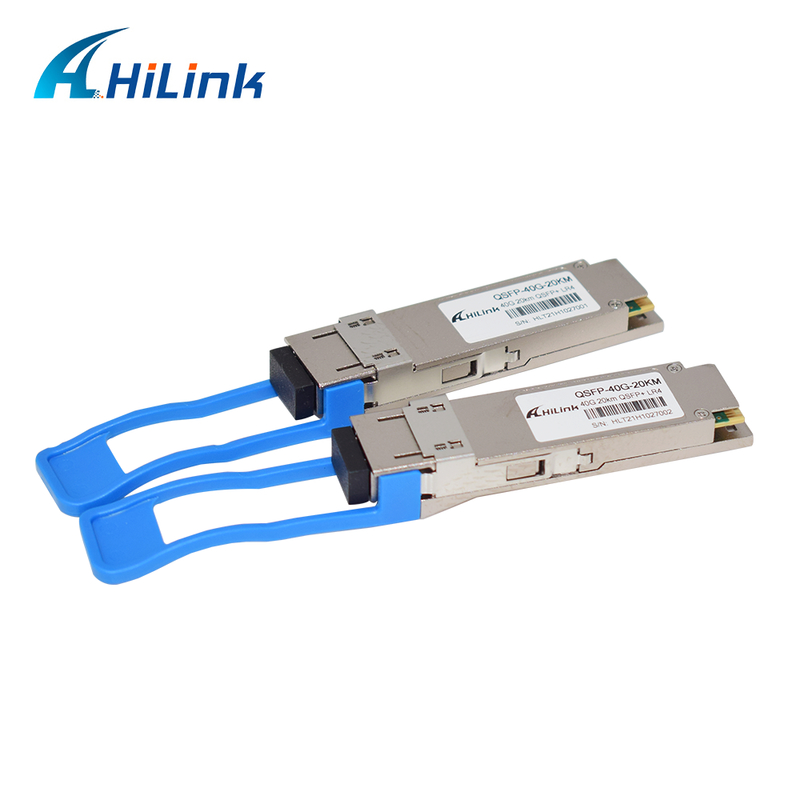 40Gb/s 20km QSFP+ 광 수신기 핫 플러거블 듀플렉스 LC 커넥터와 DDM로 0°C ~ 70°C 동작
