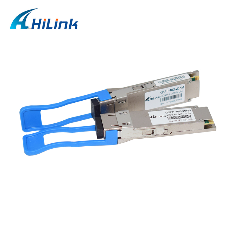40Gb/s 20km QSFP+ 광 수신기 핫 플러거블 듀플렉스 LC 커넥터와 DDM로 0°C ~ 70°C 동작