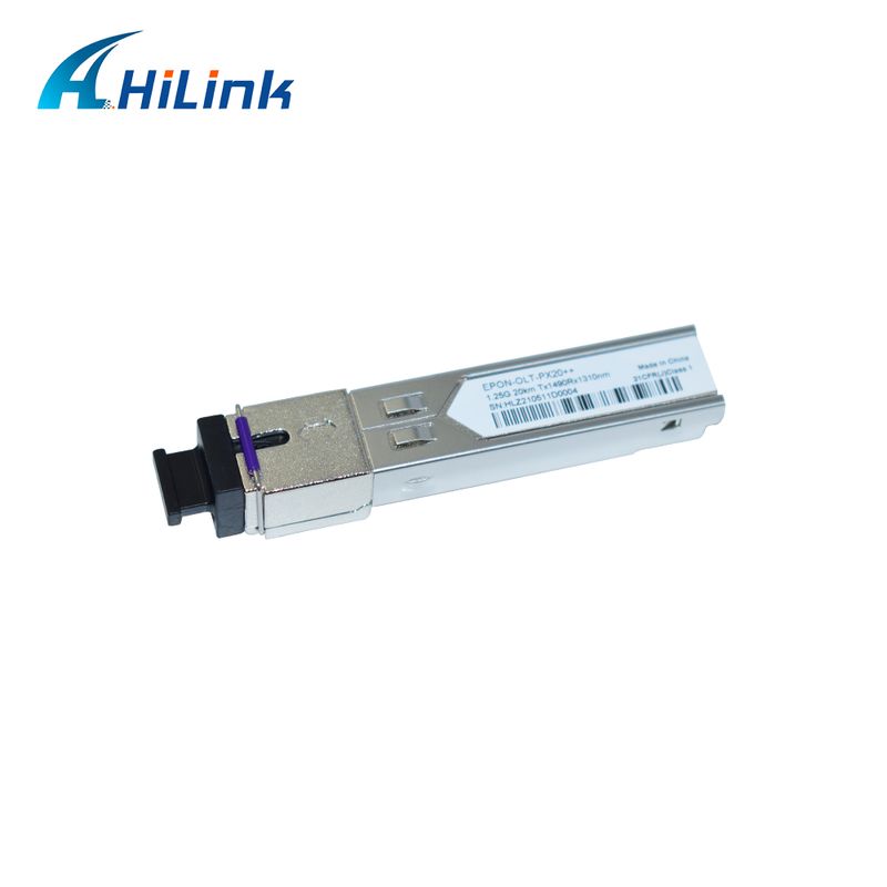 EPON OLT SFP 트랜시버 PX20+ PX20++ PX20++ + 1.25Gbps 데이터 속도 및 20KM 전송