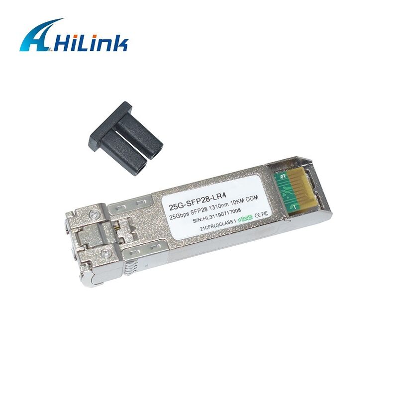 헬링크 25G SFP28 광 모듈, 3.3V 전원 공급 장치, 상업 온도 범위의 25GBASE-LR 이더넷