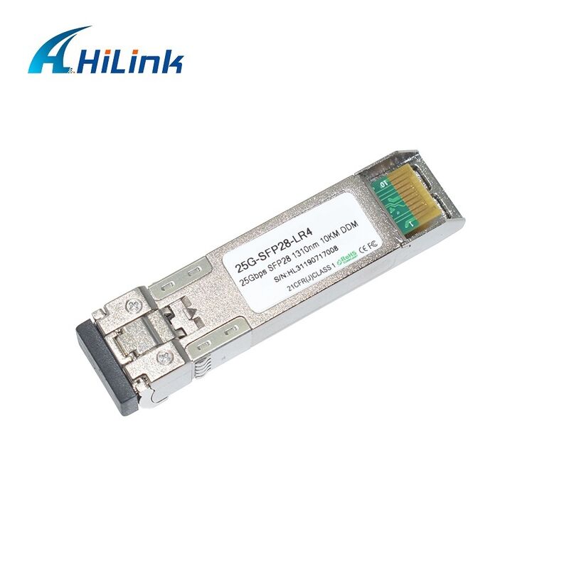 헬링크 25G SFP28 광 모듈, 3.3V 전원 공급 장치, 상업 온도 범위의 25GBASE-LR 이더넷
