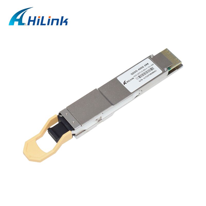 Hilink QSDD-400G-SR 400G QSFP56-DD SR8 광 트랜시버, 400G 데이터 속도, 850nm 파장, 100m 거리