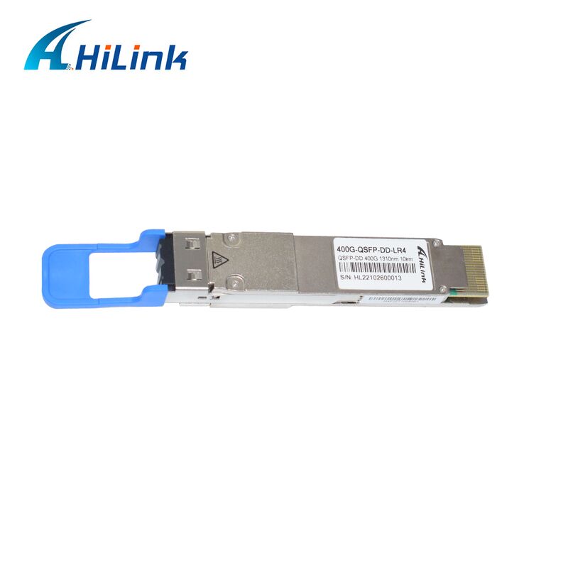 Hilink 400Gb/s QSFP-DD LR4 10km SMF 듀플렉스 LC 광 트랜시버 RoHS 준수